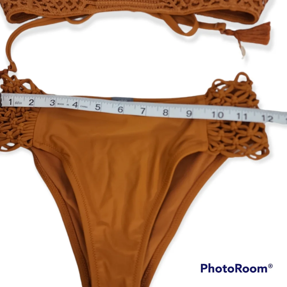 aerie Brown Bikini Bottom MED (Top XXL Listed Separately) - Picture 2 of 2